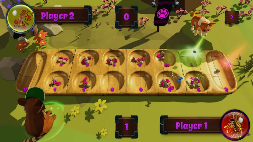 Скриншот 1 к игре Roxy Raccoon's Mancala Madness