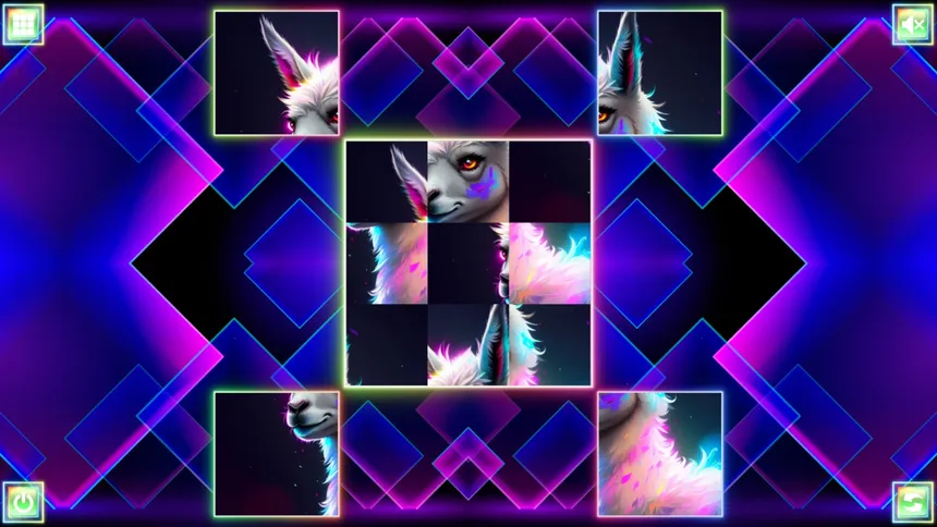 Скриншот 1 к игре Neon Fantasy: Animals