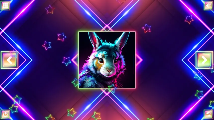 Скриншот 4 к игре Neon Fantasy: Animals