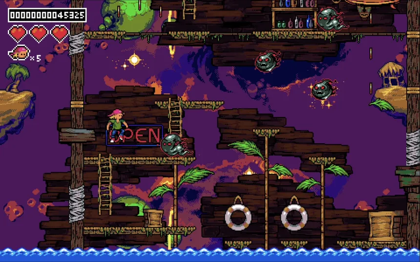 Скриншот 2 к игре Billie Eternal and the Jetcats in... Escape from the Black Hole!