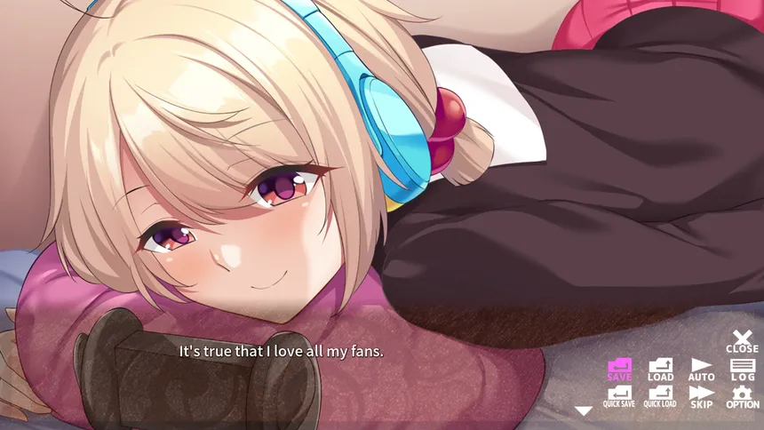 Скриншот 2 к игре 美少女ストリーマーの秘密恋愛 - Secret romance with streamer girls -