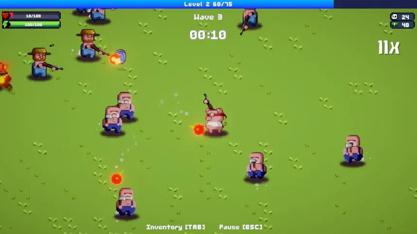 Скриншот 2 к игре Animal Vs Human : Farm at war