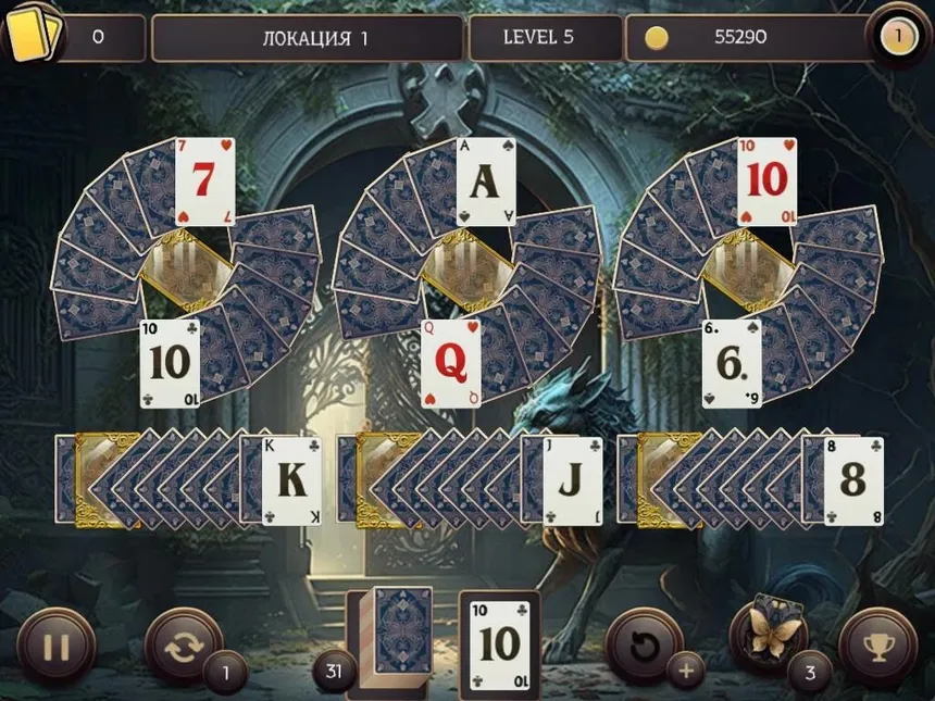 Скриншот 1 к игре Mystery Solitaire. Grimm's Tales 8