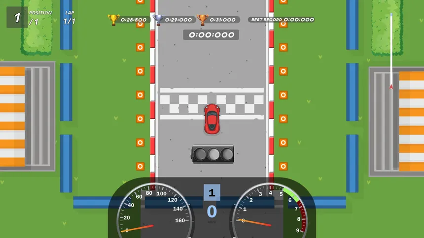 Скриншот 1 к игре ForRace GT2D