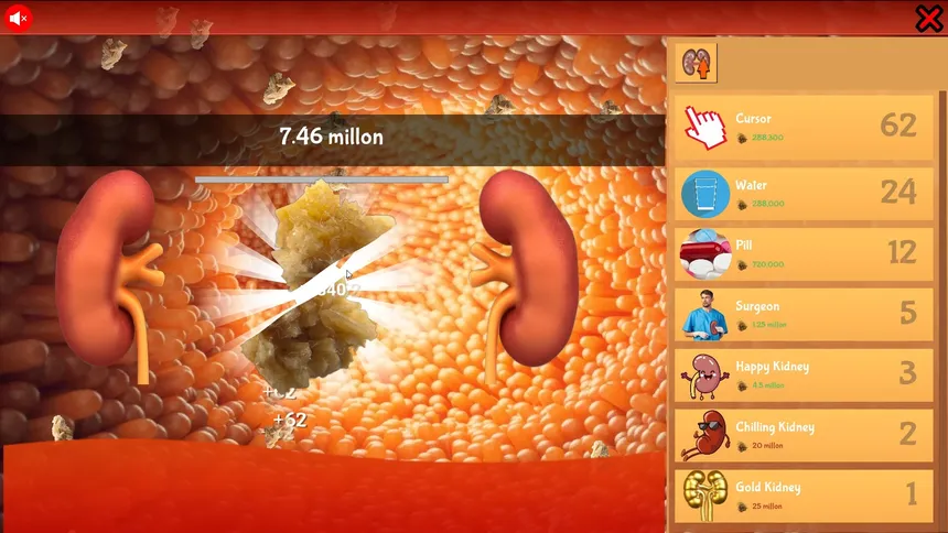 Скриншот 2 к игре KIDNEY STONE Clicker