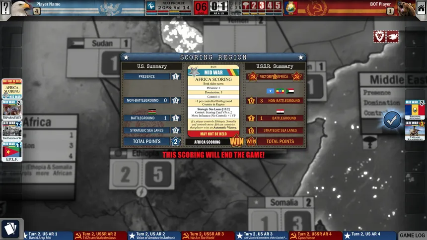 Скриншот 3 к игре Twilight Struggle: Red Sea