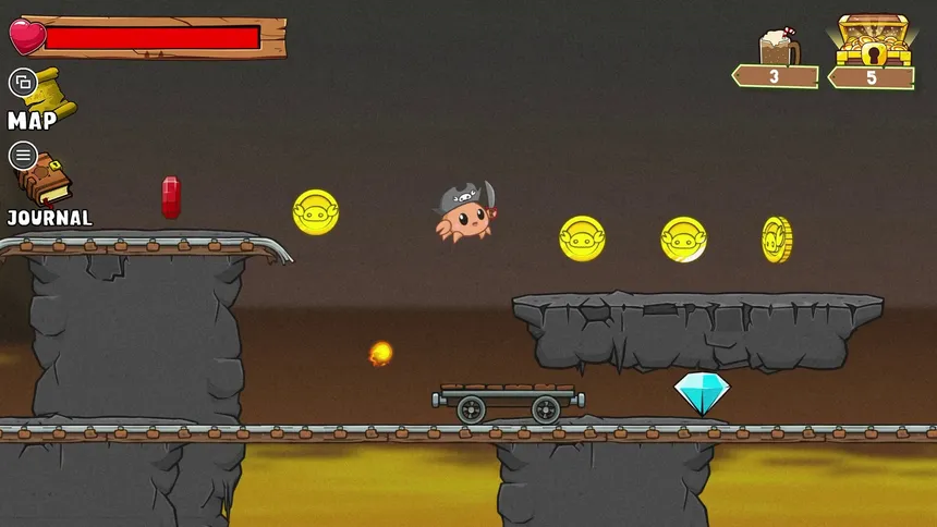 Скриншот 6 к игре Capt Crabs a Slimy Adventure