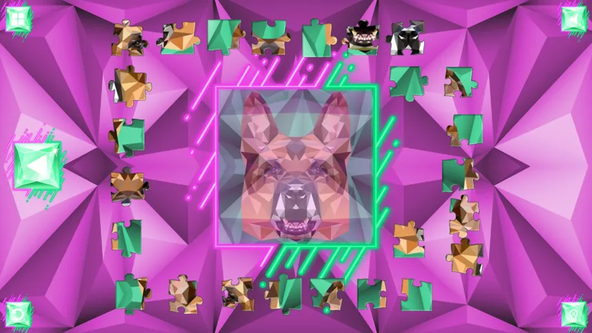 Скриншот 3 к игре Poly Jigsaw: Dogs