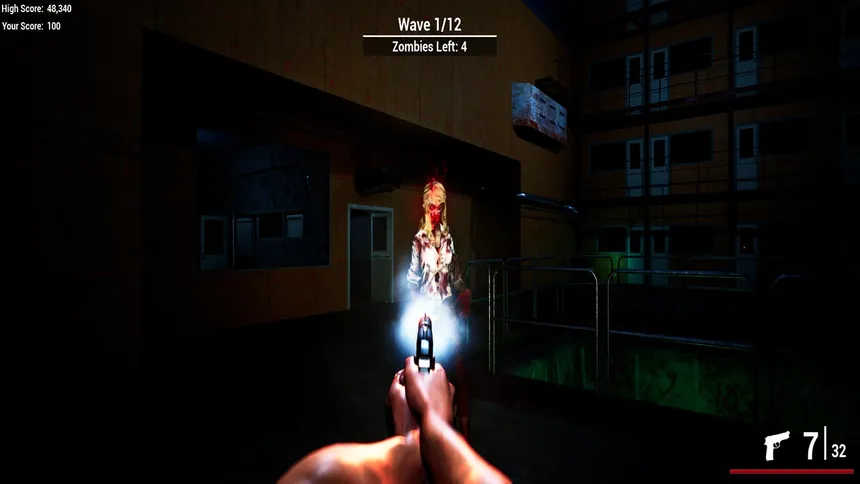 Скриншот 3 к игре Reaktorhallen R1 - Zombie Shooter