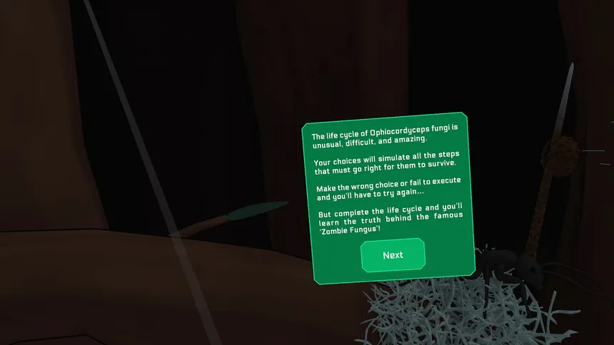 Скриншот 1 к игре Zombie Ants VR