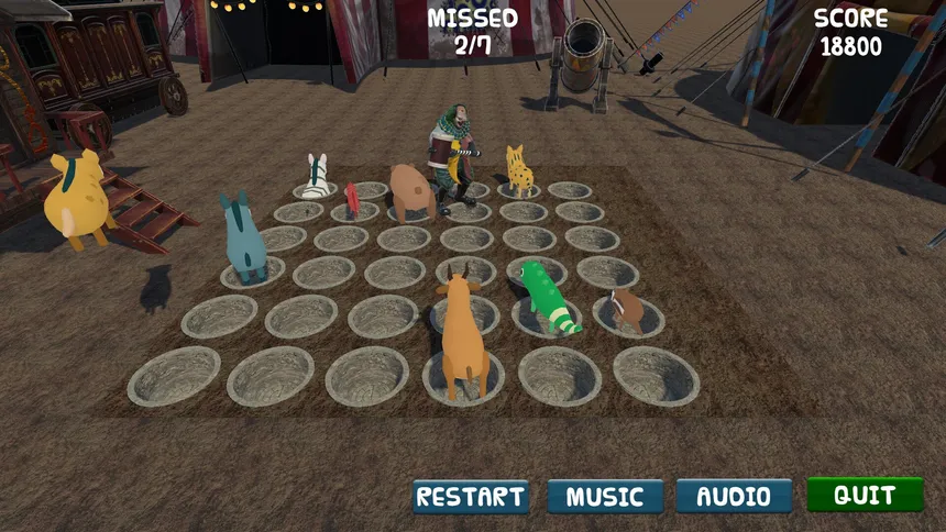Скриншот 1 к игре Crazy The Clown's Balloon Animal Massacre