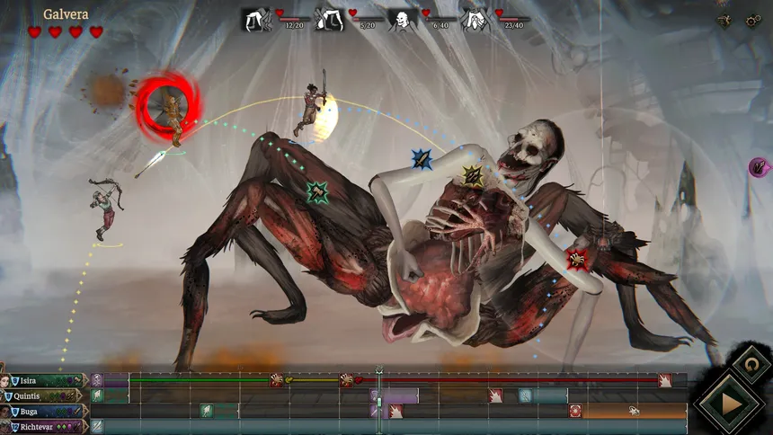 Скриншот 2 к игре Tarnished Blood 🩸 [Tactic RPG]