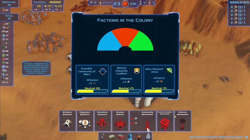 Скриншот 4 к игре Citizens: On Mars - Prologue