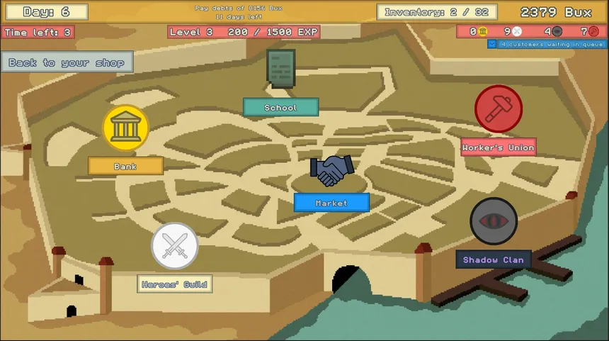 Скриншот 2 к игре Shop-Like - The Rogue-Like Item Shop Experience