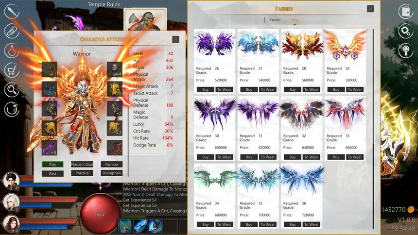 Скриншот 3 к игре Idle Taoist Mage Warrior