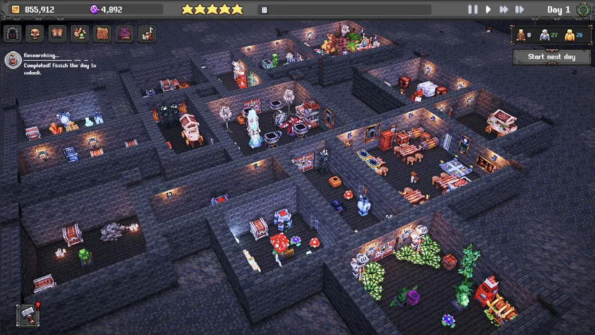 Скриншот 1 к игре Dungeon Tycoon