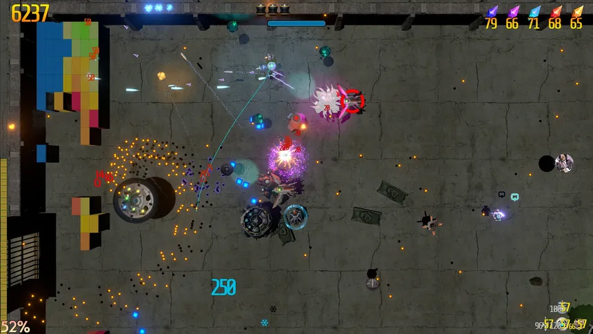 Скриншот 1 к игре Retro Rocket Raiders