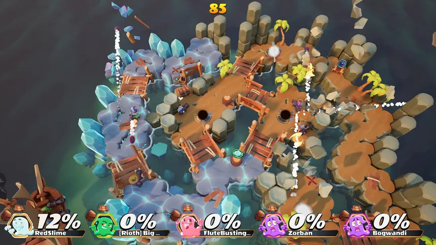 Скриншот 4 к игре Slimes - Cannon Combat