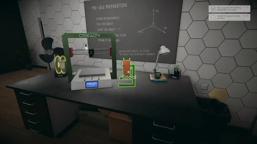 Скриншот 1 к игре 3D PrintMaster Simulator Printer