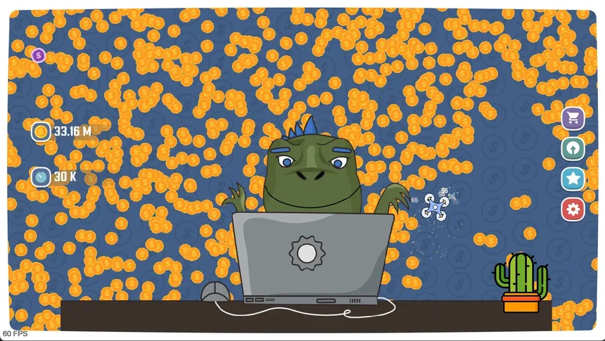 Скриншот 4 к игре IT Clicker: Dinosaur in the Code World