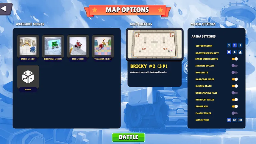 Скриншот 6 к игре Bumper Tanks