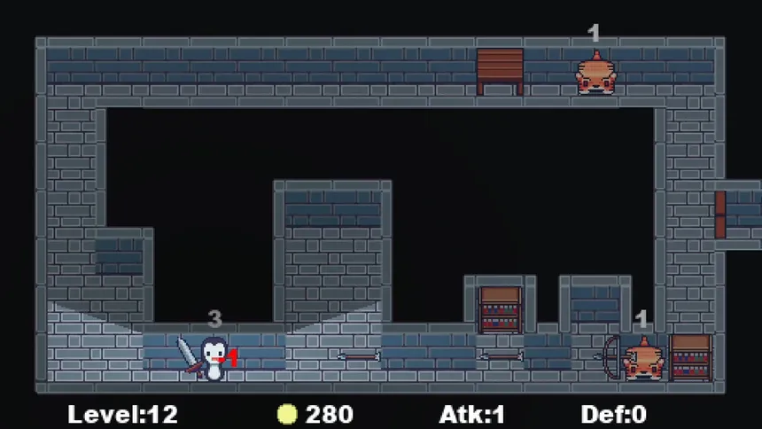 Скриншот 4 к игре Strategy game but with a penguin who has a sword