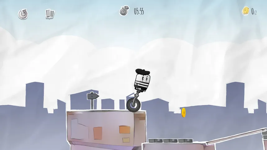Скриншот 1 к игре Unimime - Unicycle Madness