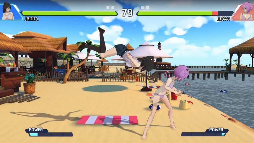 Скриншот 2 к игре Waifu Fighter