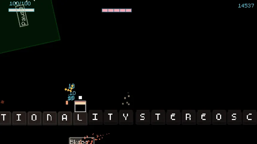 Скриншот 1 к игре Typing Bullets