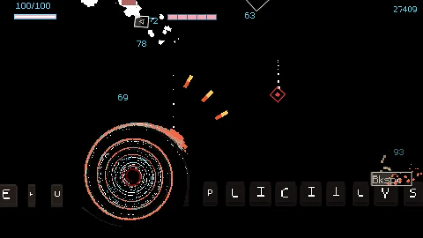 Скриншот 2 к игре Typing Bullets