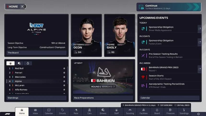 Скриншот 4 к игре F1 Manager 2023