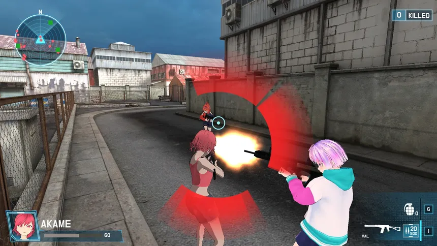 Скриншот 1 к игре Call of Waifu : Warzone