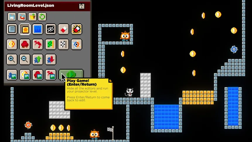 Скриншот 3 к игре Pandamander's Projector Platformer