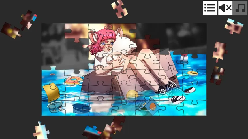 Скриншот 1 к игре Jigsaw Puzzle - Anime Girls