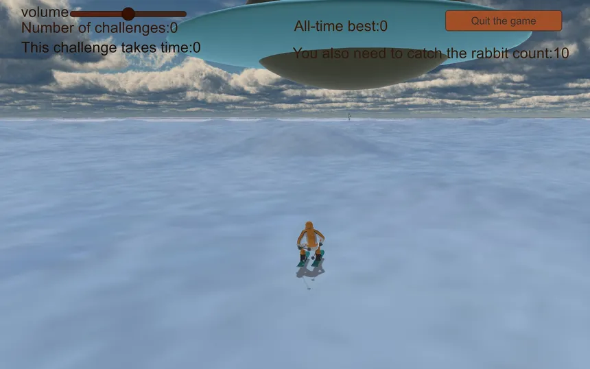 Скриншот 3 к игре Chasing rabbits in snow