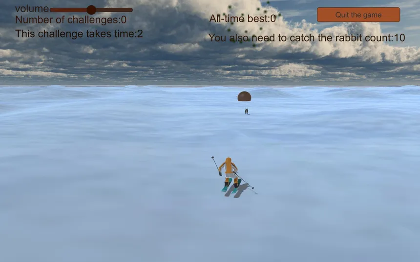 Скриншот 5 к игре Chasing rabbits in snow