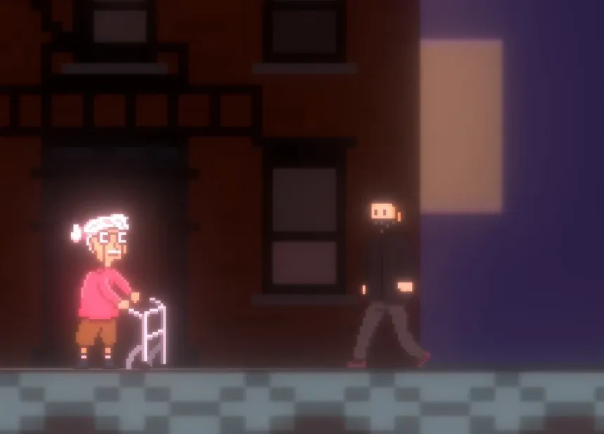Скриншот 2 к игре Street Fighting Grandma