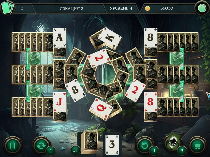 Скриншот 2 к игре Mystery Solitaire. Cthulhu Mythos 2