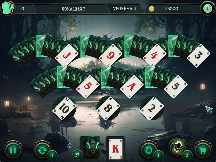 Скриншот 3 к игре Mystery Solitaire. Cthulhu Mythos 2