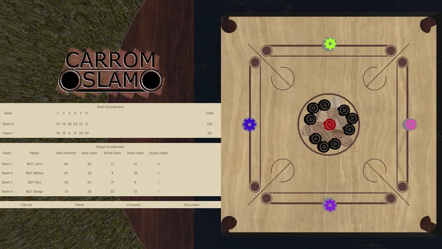 Скриншот 5 к игре Carrom Slam!