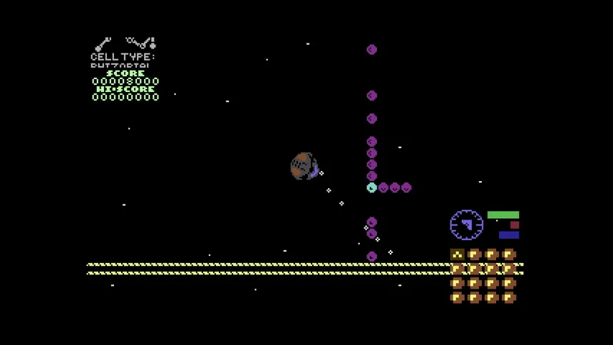 Скриншот 1 к игре Mutants (C64/Amstrad/Spectrum)