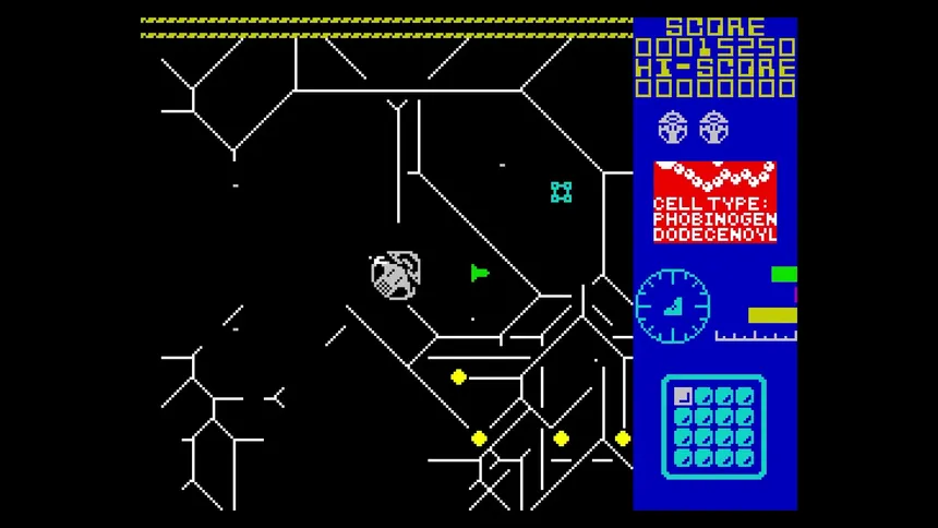 Скриншот 2 к игре Mutants (C64/Amstrad/Spectrum)