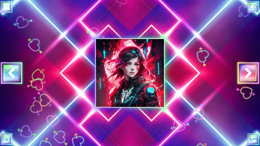 Скриншот 4 к игре Neon Fantasy: Girls