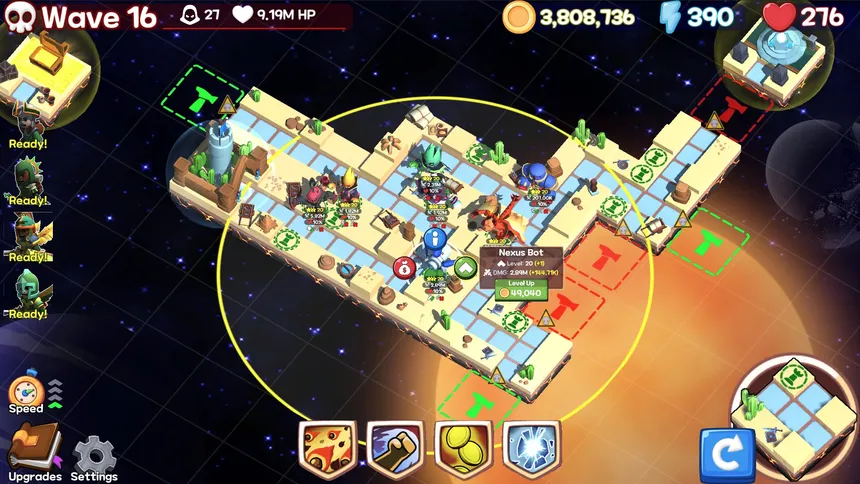 Скриншот 5 к игре Monster Tiles TD: Tower Wars