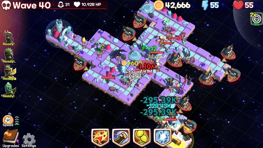 Скриншот 7 к игре Monster Tiles TD: Tower Wars