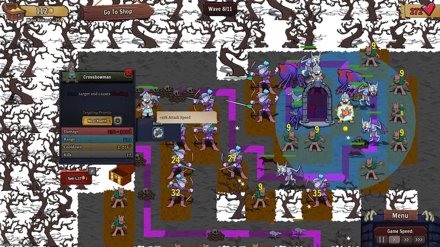 Скриншот 3 к игре The Necromancer Cometh! TD