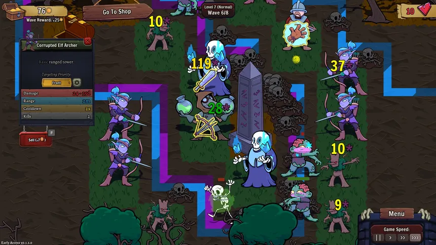 Скриншот 5 к игре The Necromancer Cometh! TD