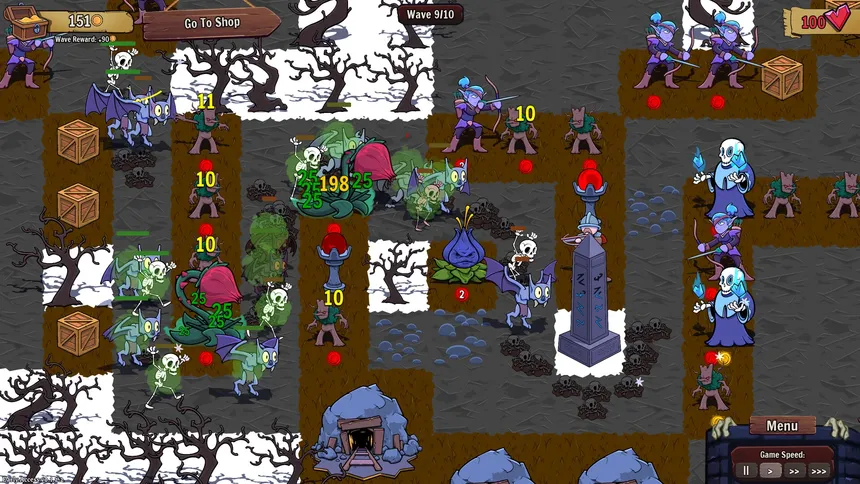 Скриншот 8 к игре The Necromancer Cometh! TD