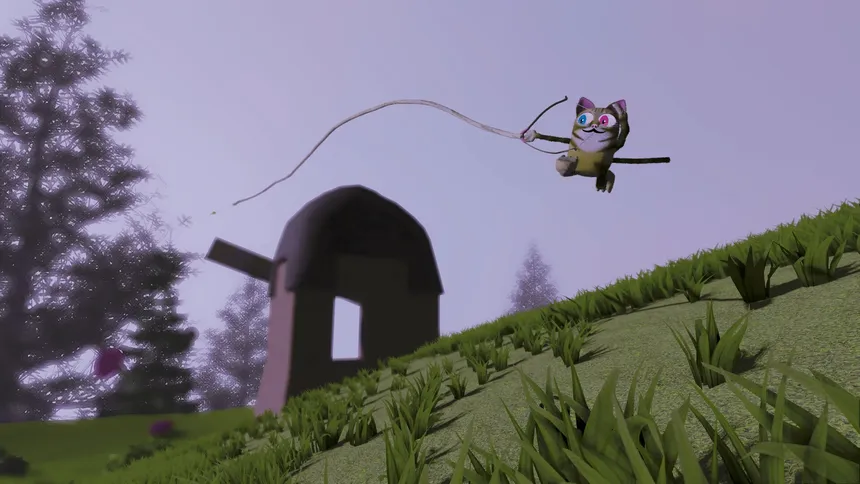 Скриншот 2 к игре Floppy Cat Bow Golf!