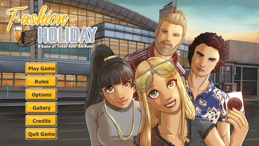 Скриншот 1 к игре Fashion Holiday: A Game of Texas Hold 'Em